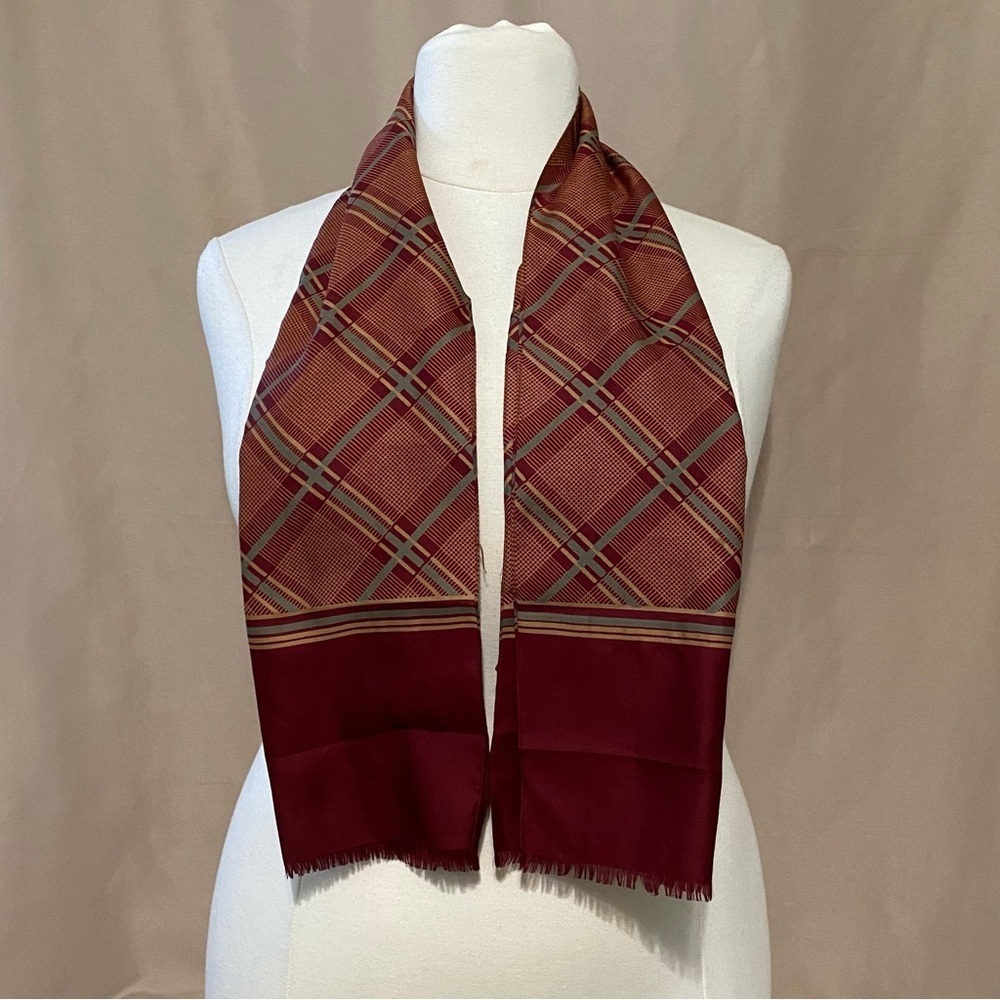 Vintage Plaid Scarf